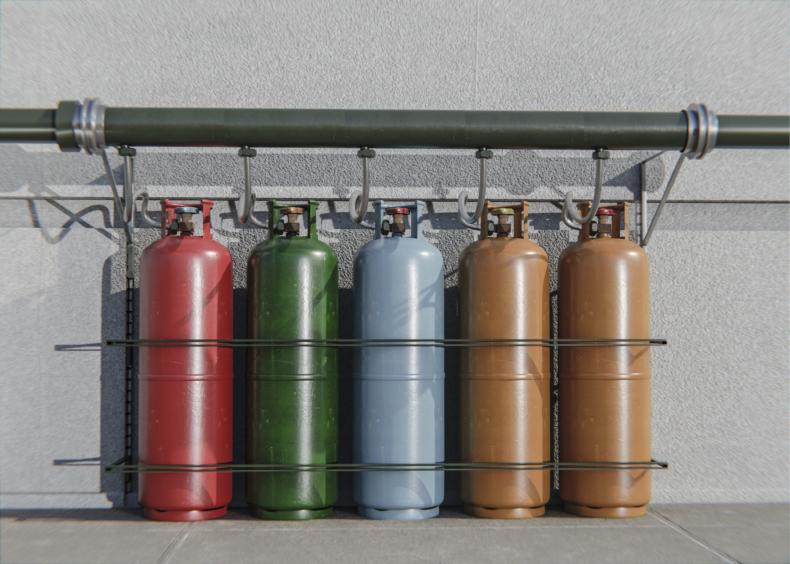 3d-rendering-gas-cylinder